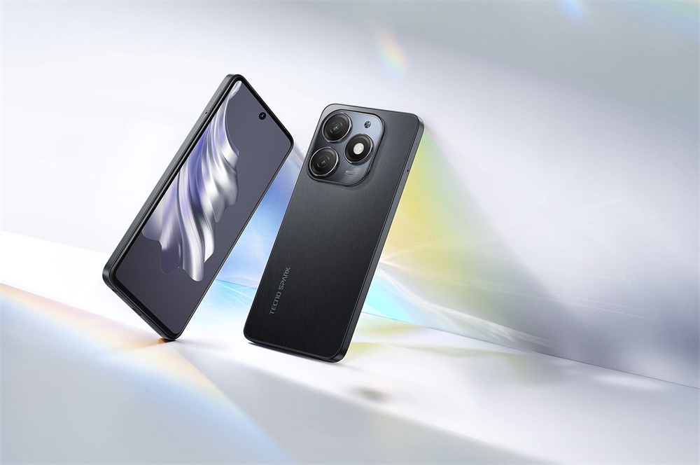 Tecno Spark 20 6,56" LTE 8/256GB DualSIM Gravity Black okostelefon (Újszerű)