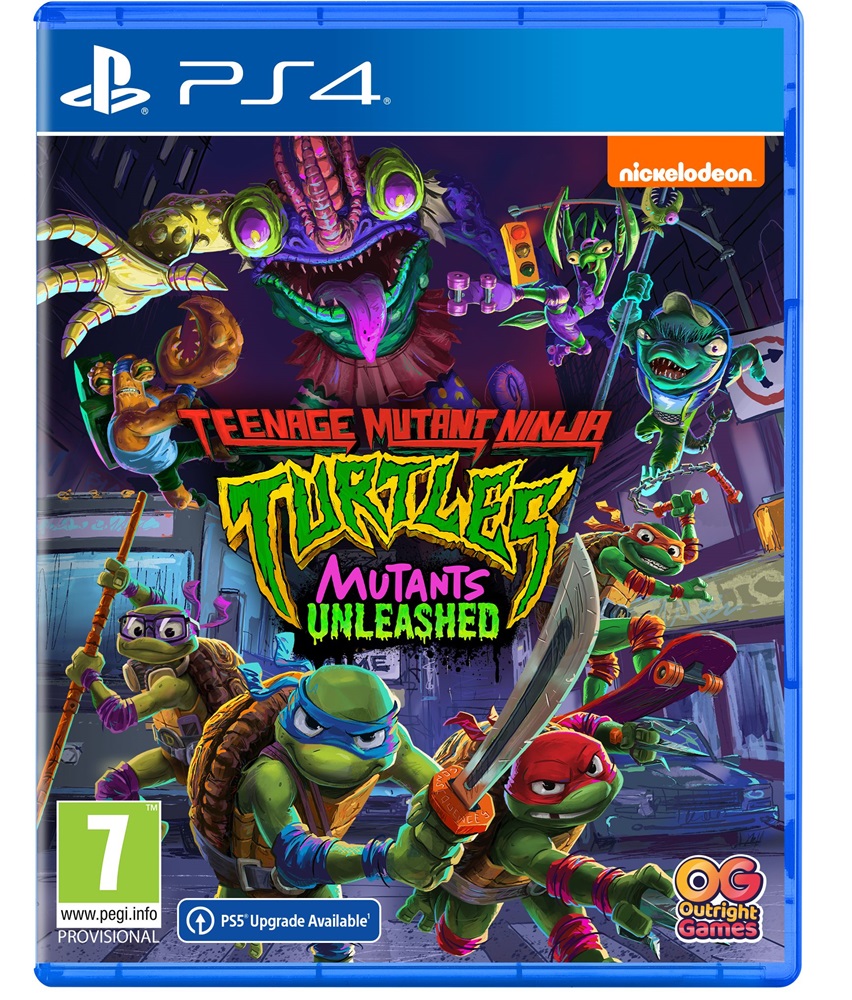 Teenage Mutant Ninja Turtles: Mutants Unleashed PS4 játékszoftver