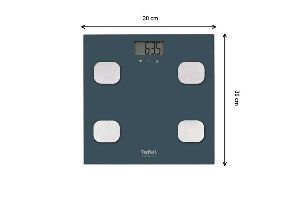 Tefal BM2520V0 Body Up szürke digitális személymérleg