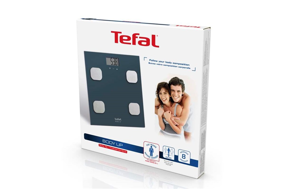 Tefal BM2520V0 Body Up szürke digitális személymérleg