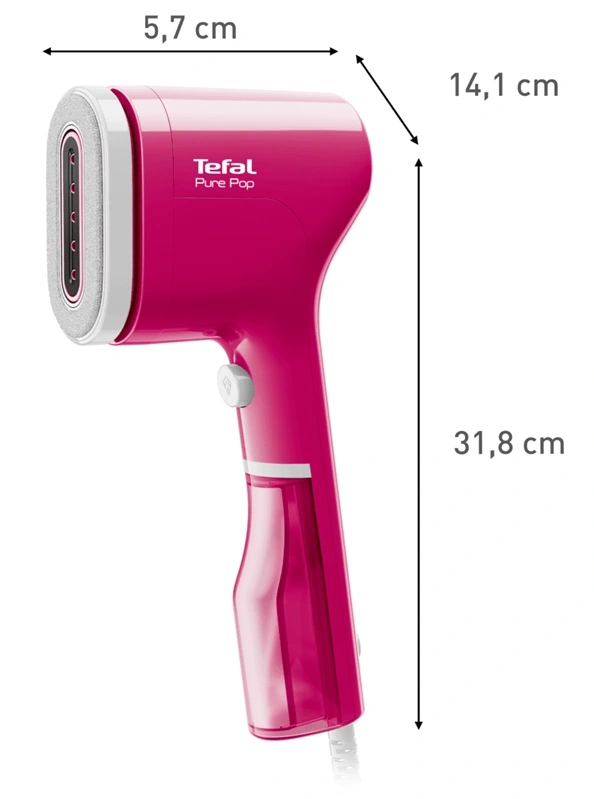 Tefal DT2023F0 Pure POP rózsaszín kézi ruhagőzölő