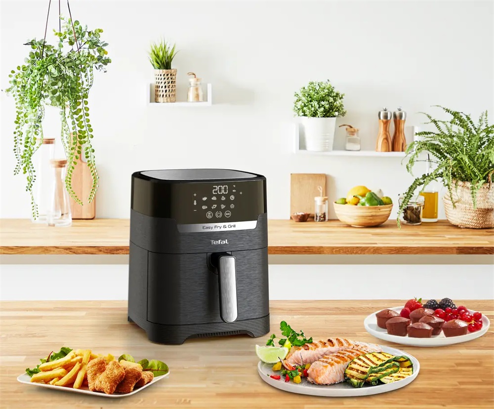 Tefal EY505815 2 az 1-ben fekete 4,2 L forrólevegős sütő