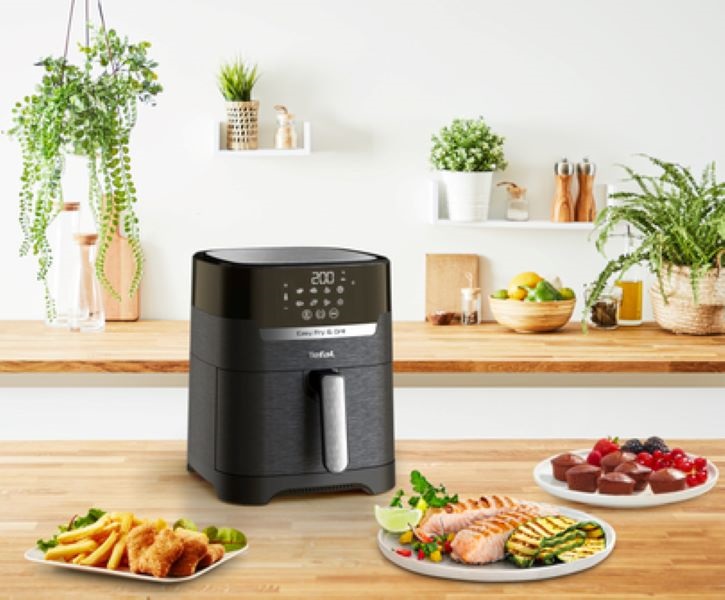 Tefal EY505815 2 az 1-ben fekete 4,2 L forrólevegős sütő