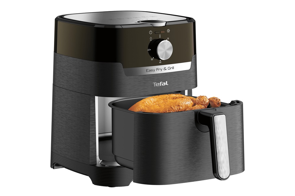 Tefal EY501815 fekete 4,2 L forrólevegős sütő