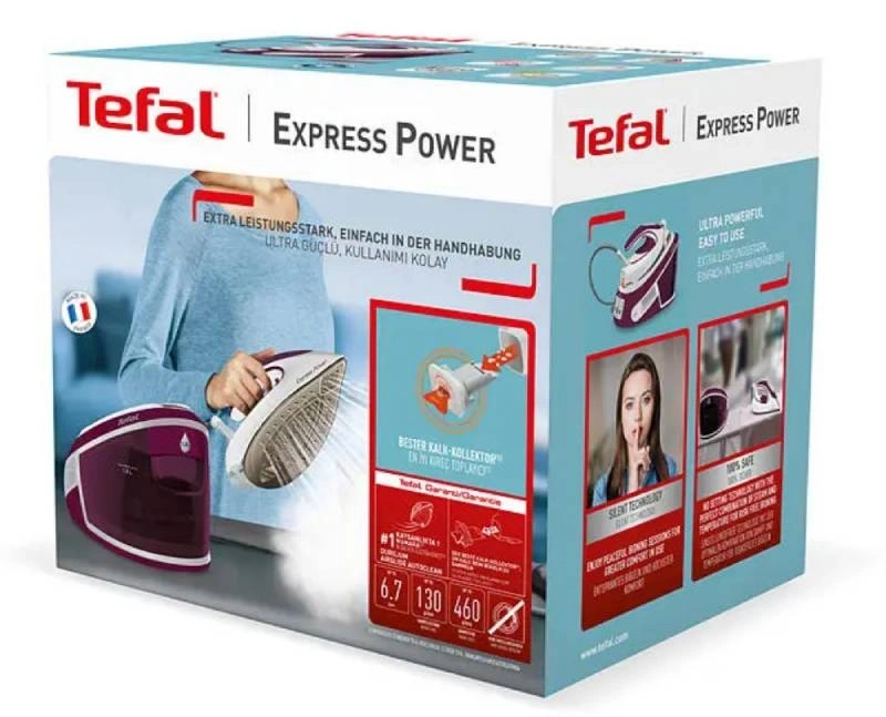 Tefal Express Power SV8061E0 lila-fehér gőzállomás