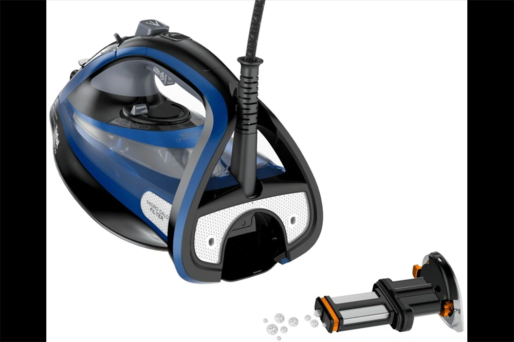 Tefal FV9848E0 Ultimate Pure sötétkék-fekete gőzölős vasaló