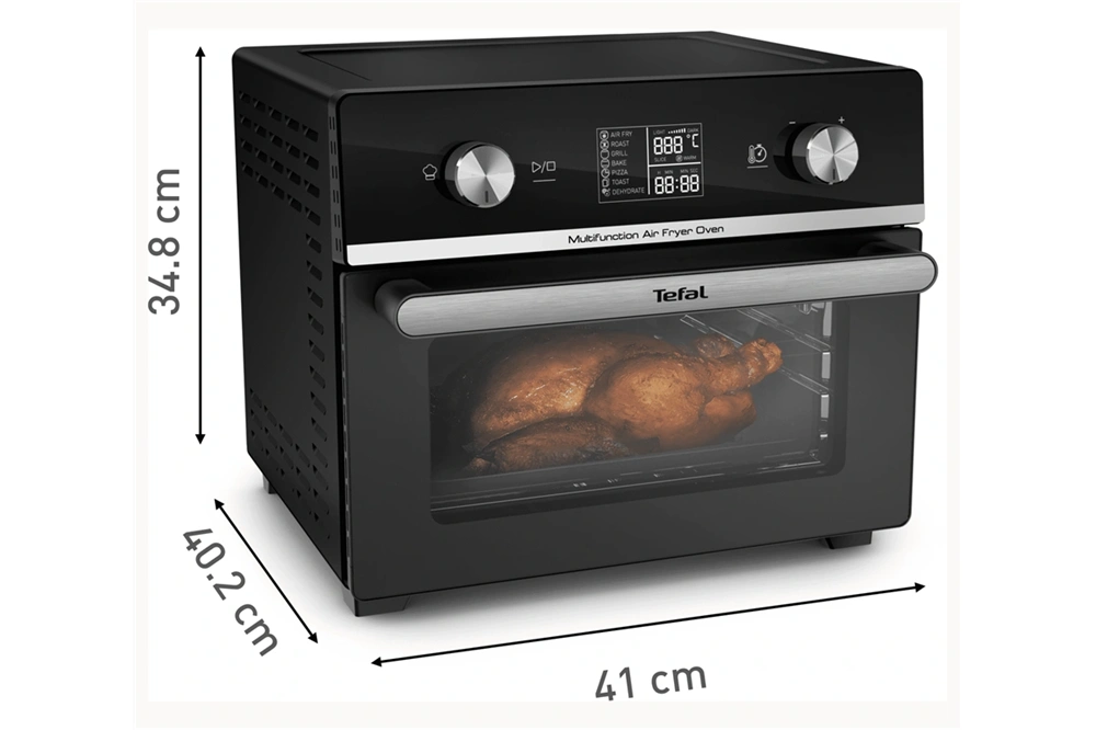 Tefal FW606810 Easy Fry fekete 20 L-es multifunkciós forrólevegős sütő