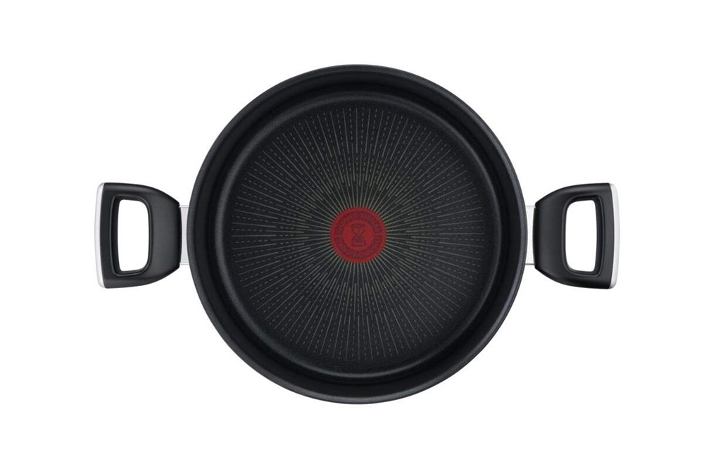 Tefal G2554672 Unlimited 24 cm-es fekete alumínium lábas és fedő szett