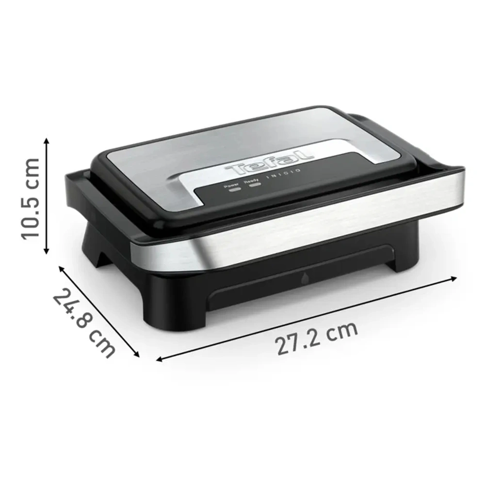 Tefal GC270D10 Inicio Compact szürke-fekete kontaktgrill
