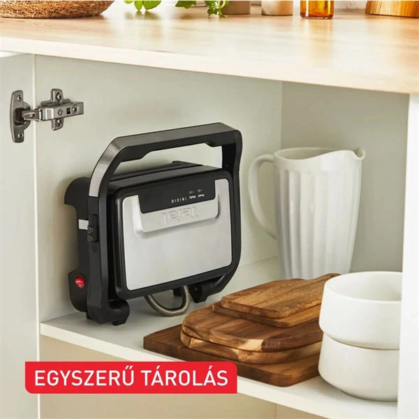 Tefal GC270D10 Inicio Compact szürke-fekete kontaktgrill