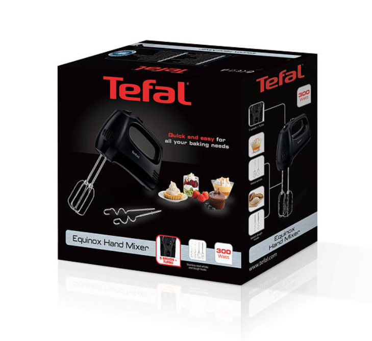 Tefal HT310838 Quickmix fekete kézi mixer
