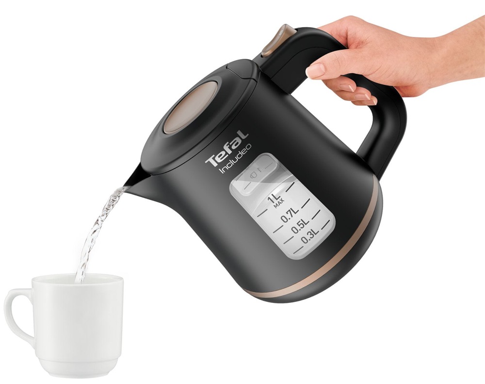 Tefal KI533811 1L-es fekete vízforraló