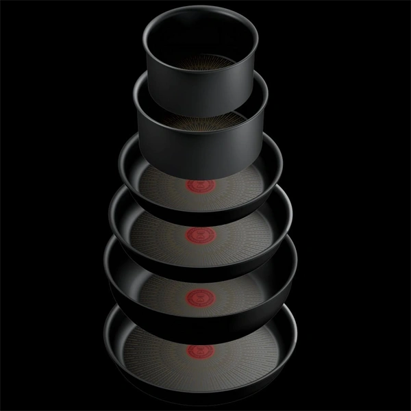 Tefal L3979542 Ingenio Exo Resist 13 részes fekete serpenyőkészlet