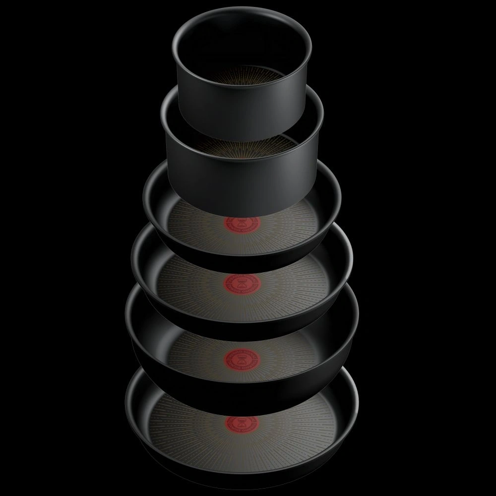 Tefal L3979542 Ingenio Exo Resist 13 részes fekete serpenyőkészlet