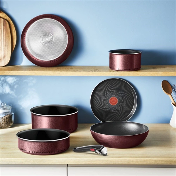 Tefal L7249802 Simply Cook 6 részes rozsdamentes acél edénykészlet