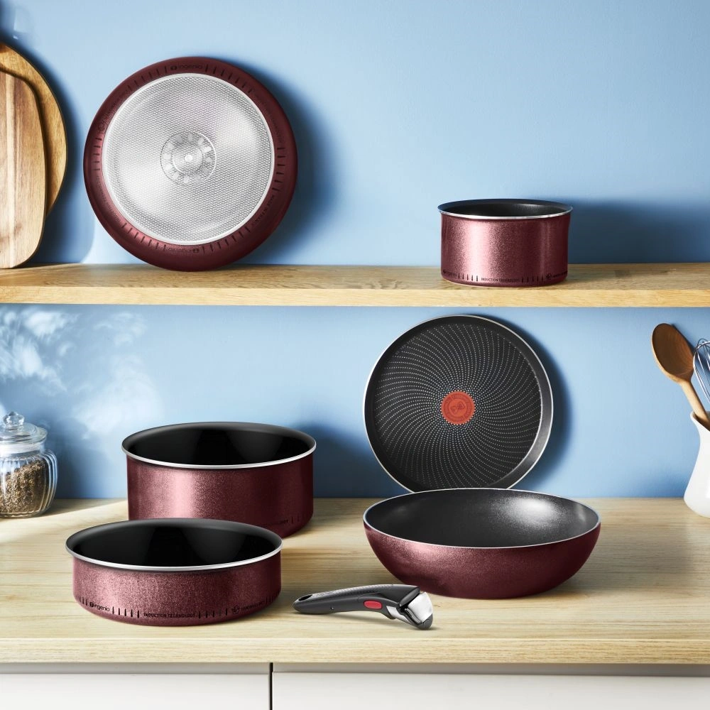 Tefal L7249802 Simply Cook 6 részes rozsdamentes acél edénykészlet