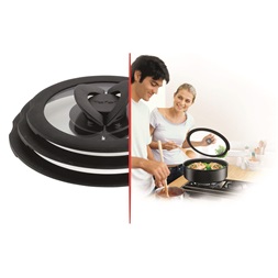 Tefal L9846553 Ingenio 24 cm-es üvegfedő