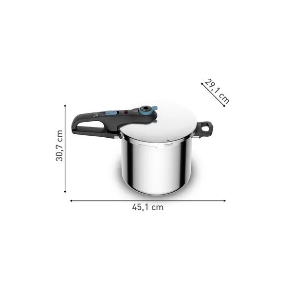 Tefal P2584401 Secure Trendy 8L kukta