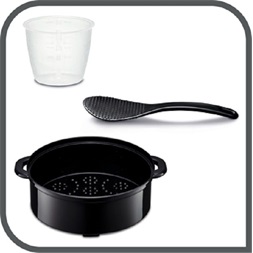 Tefal RK103811 Classic fekete 10 személyes rizsfőző (Újracsomagolt)