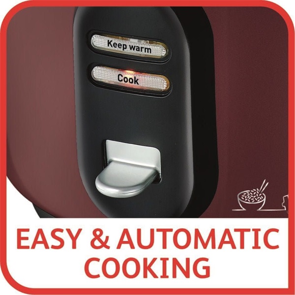 Tefal RK103811 Classic fekete 10 személyes rizsfőző (Újracsomagolt)