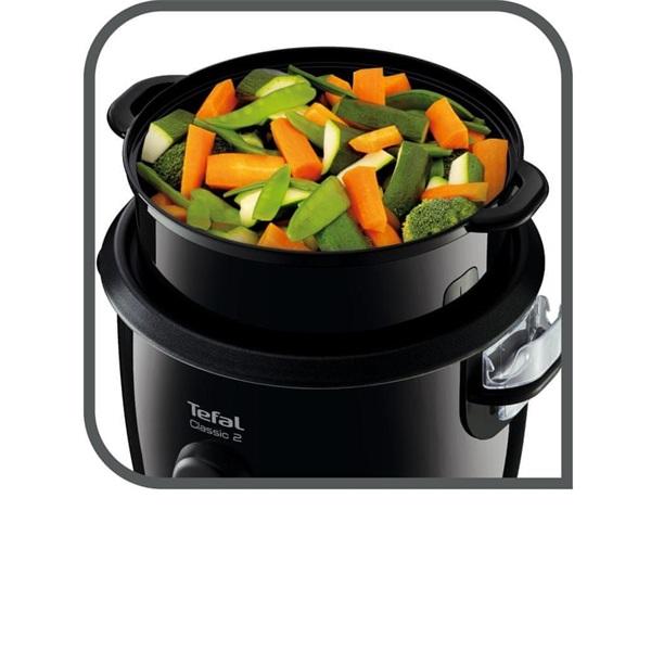 Tefal RK103811 Classic fekete 10 személyes rizsfőző (Újracsomagolt)