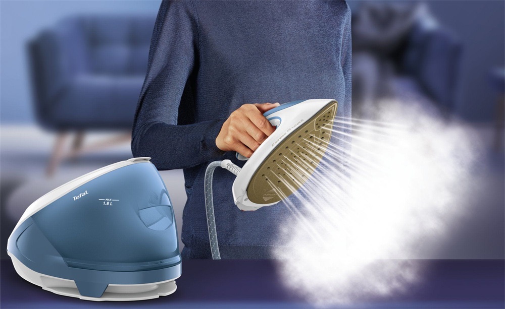 Tefal SV9202E0 Pro Express Protect kazán nélkül kék-fehér gőzállomás