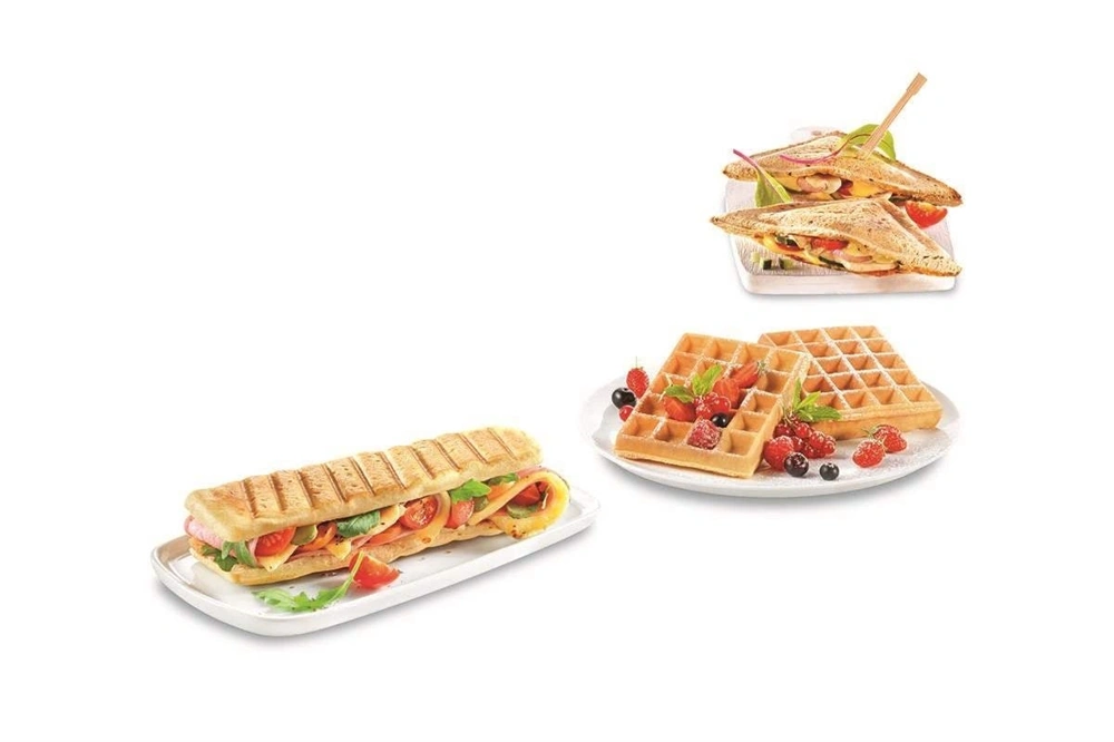 Tefal SW342D38 3in1 inox-fekete gorfi - grill/panini - szendvicssütő