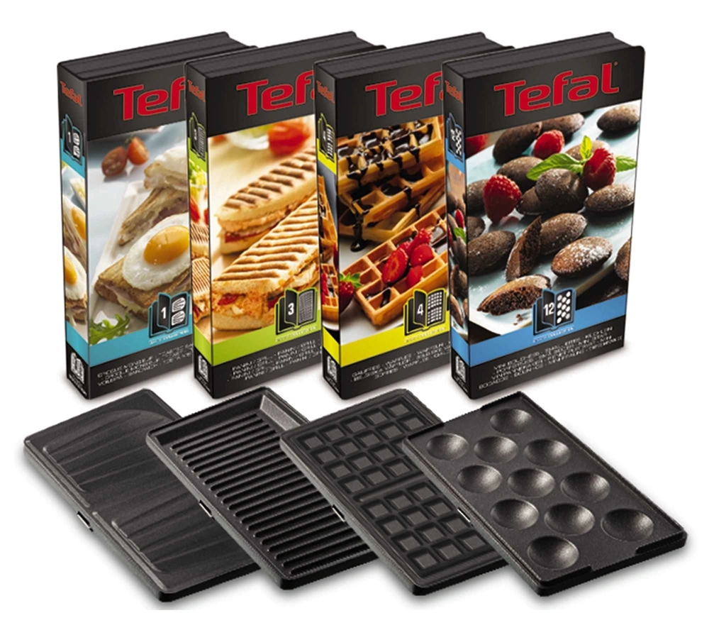 Tefal SW854D16 Snack Collection 4in1 inox gorfi - snack - grill/panini - szendvicssütő (Újszerű)