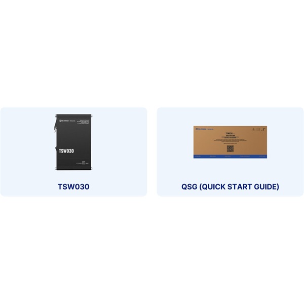 Teltonika TSW030 8x 10/100Mpbs FE LAN port nem menedzselhető DIN sínre szerelhető ipari switch