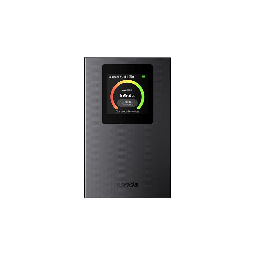 Tenda 4G185 4G/LTE 802.11ax Wi-Fi 6 LCD kijelzős hordozható mobil Wi-Fi