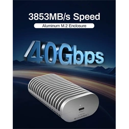 TerraMaster D1-SSD-P(4GB) 8 TB USB4 40Gbps NVMe M.2 2280 SSD DAS