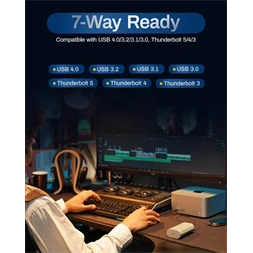 TerraMaster D1-SSD-P(4GB) 8 TB USB4 40Gbps NVMe M.2 2280 SSD DAS