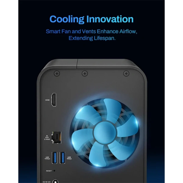 TerraMaster F2-425 (4GB) 2x SSD/HDD NAS