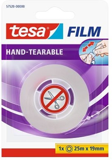 Tesa 57520 TesaFILM 25mx19 mm kézzel téphető ragasztószalag