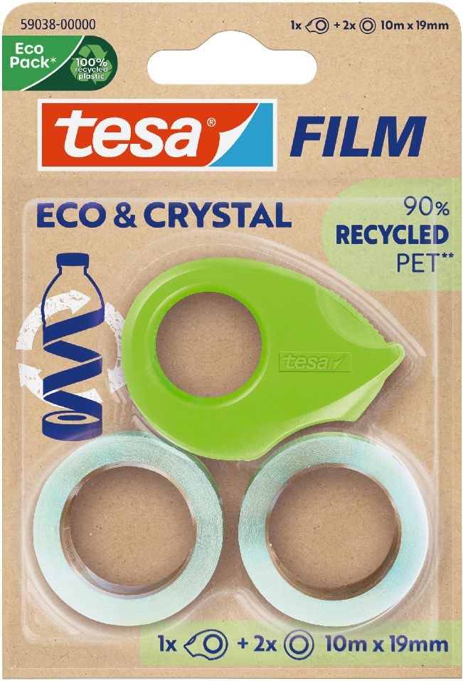 Tesa 59038 Eco&Crystal 10m x 19 mm 3in1 ragasztószalag