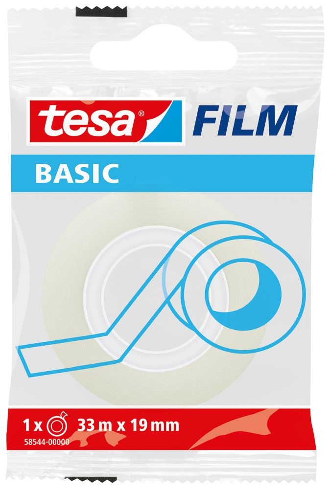 Tesa 58544 Basic 33mx19 mm 1 db átlátszó ragasztószalag
