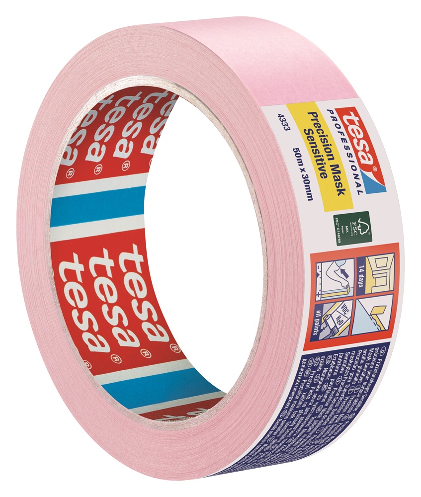 Tesa Sensitive 50mx30mm rózsaszín ragasztószalag