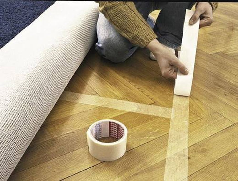Tesa 55729 50mmx5 m visszaszedhető szövet kétoldalas ragasztószalag