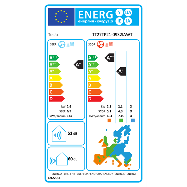 Tesla Select 2,7 kW split klíma csepptálca fűtés TT27TP21-0932IAWT