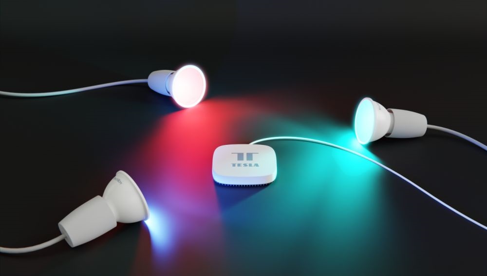 Tesla TSL-LIG-GU10ZB TechToy 4,7W RGB GU10 okos izzó