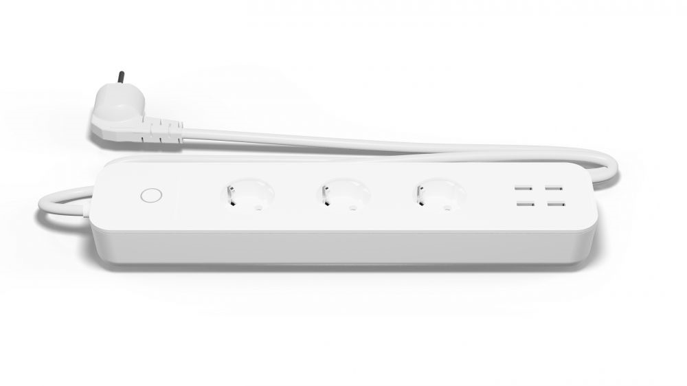 Tesla TSL-SPL-3+4USB 3 aljzat 4 USB okos hosszabító