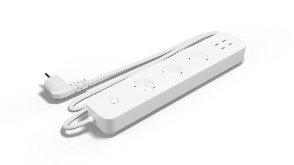 Tesla TSL-SPL-3+4USB 3 aljzat 4 USB okos hosszabító