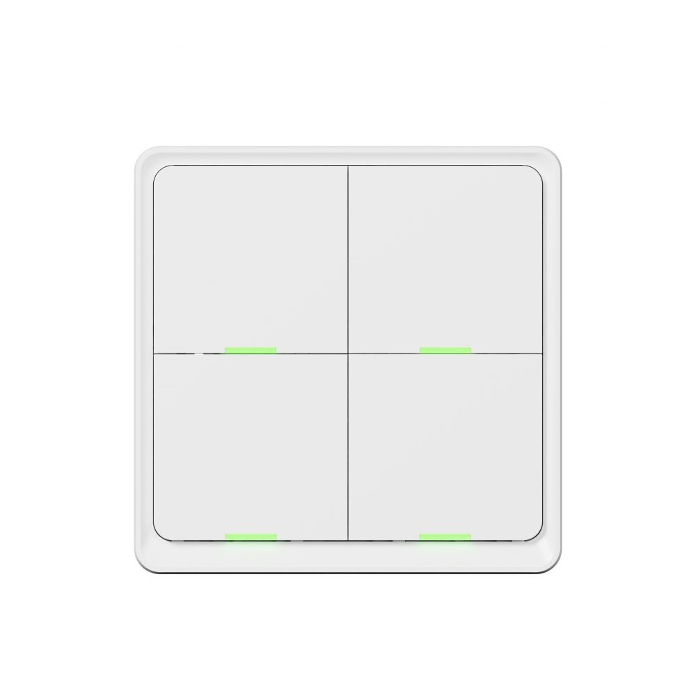 Tesla TSL-SWI-SCENEZG4 4 gombos okos kapcsoló