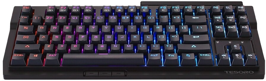 Tesoro Tizona Spectrum Kailh RED switch RGB UK billentyűzet