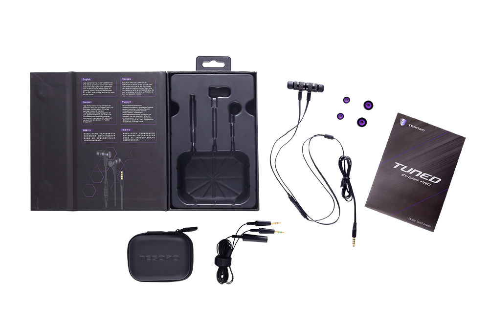 Tesoro Tuned In-ear Pro fekete fülhallgató
