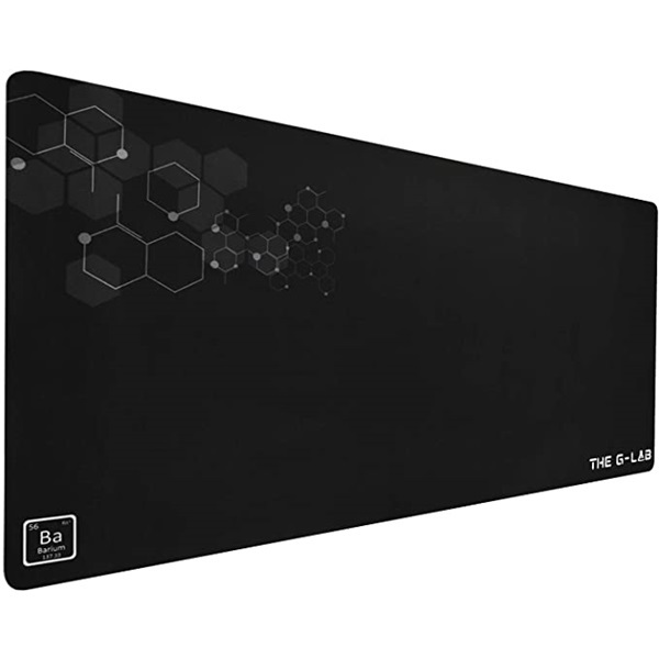 The G-Lab PAD-BARIUM Egérpad - PAD BARIUM XXL (900x450x2mm, vízálló, fekete)