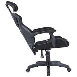 The G-Lab KS BARIUM BLACK (állítható magasság; áll. kartámasz) fekete gamer szék