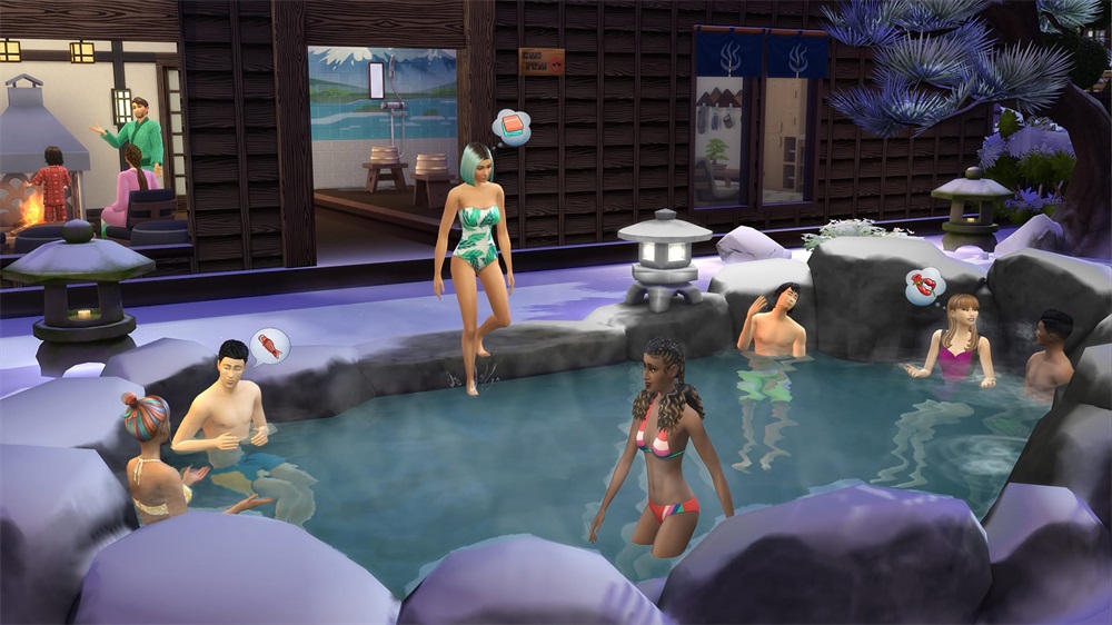 The SIMS 4 Snowy Escape PC játékszoftver