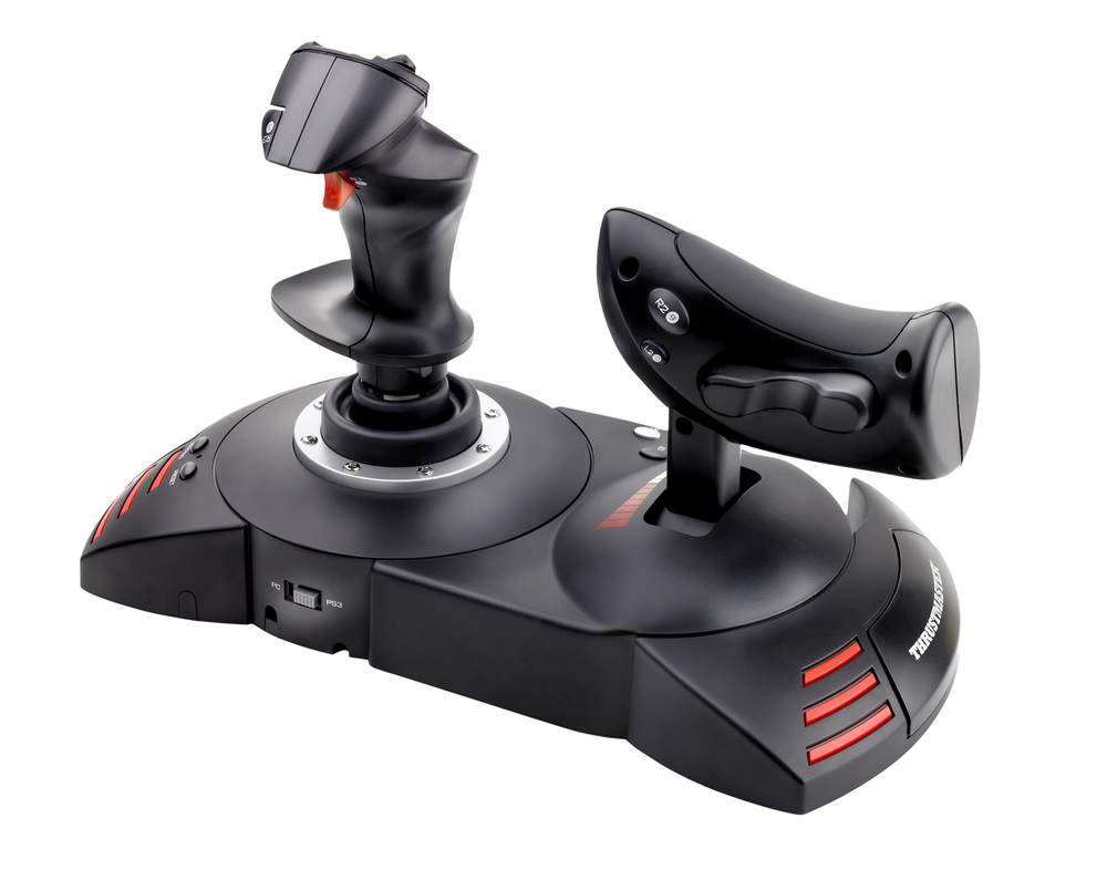 Thrustmaster 2960703 T.Flight Hotas X PC/PS3 fekete botkormány joystick (Újszerű)