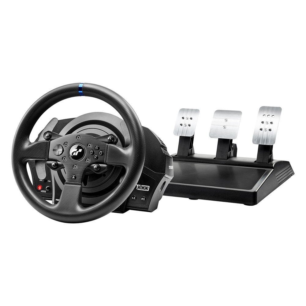 Thrustmaster 4160681 T300 RS GT Pro PC/PS3/PS4/PS5 kormány + pedál + Thrustmaster 4060256 TH8S váltó